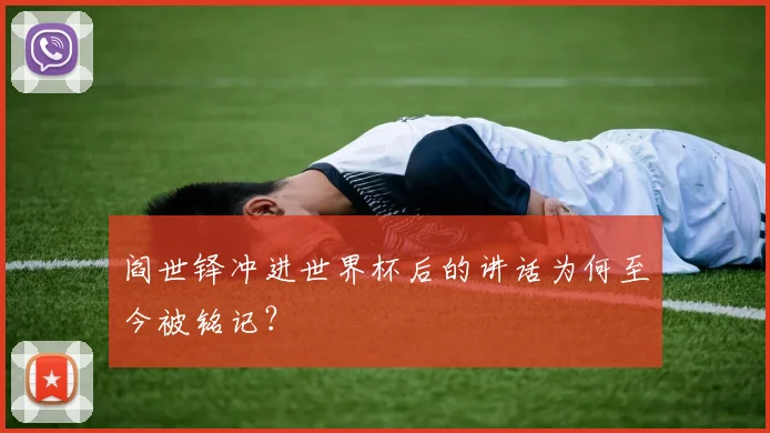 阎世铎冲进世界杯后的讲话为何至今被铭记？